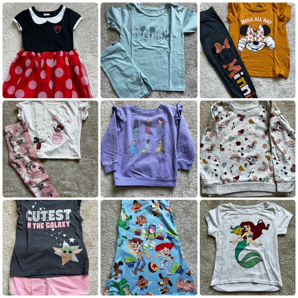 Disney 4T clothes bundle